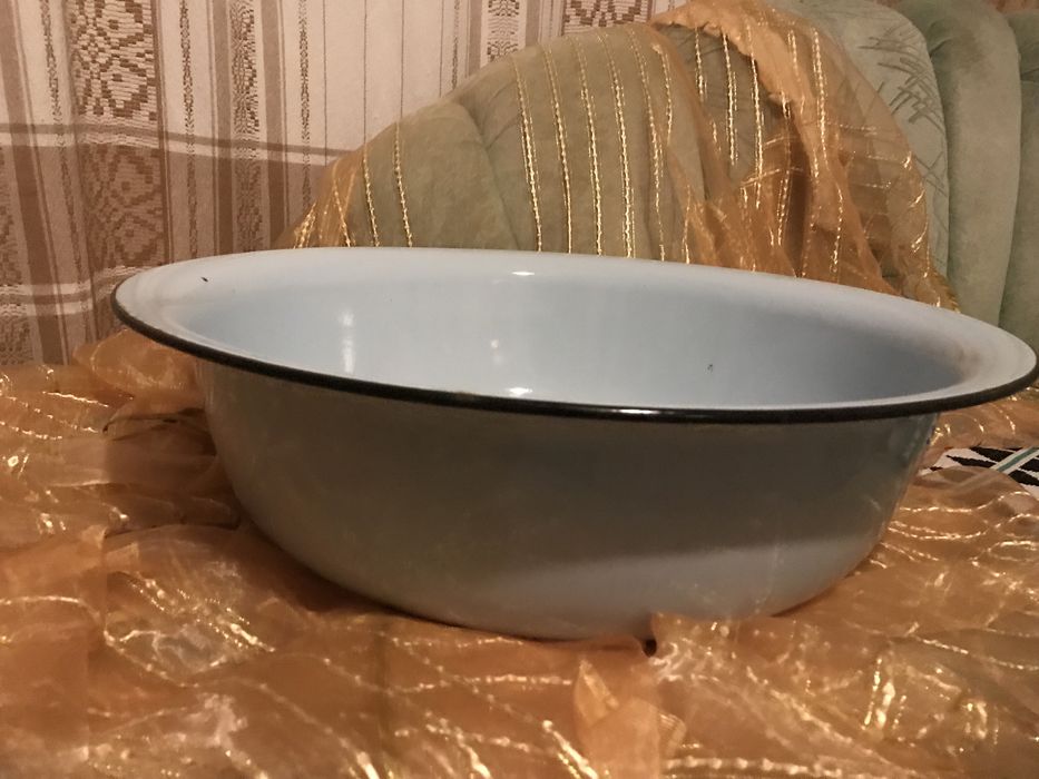 Балія оцинкована велика часів СССР / миски алюмінієві великі / відра