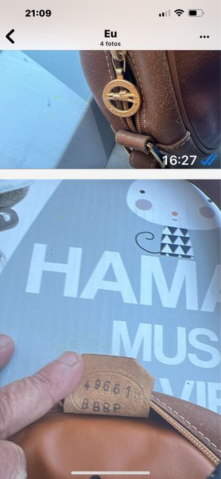 Maka tiracolo em pele longchamp original