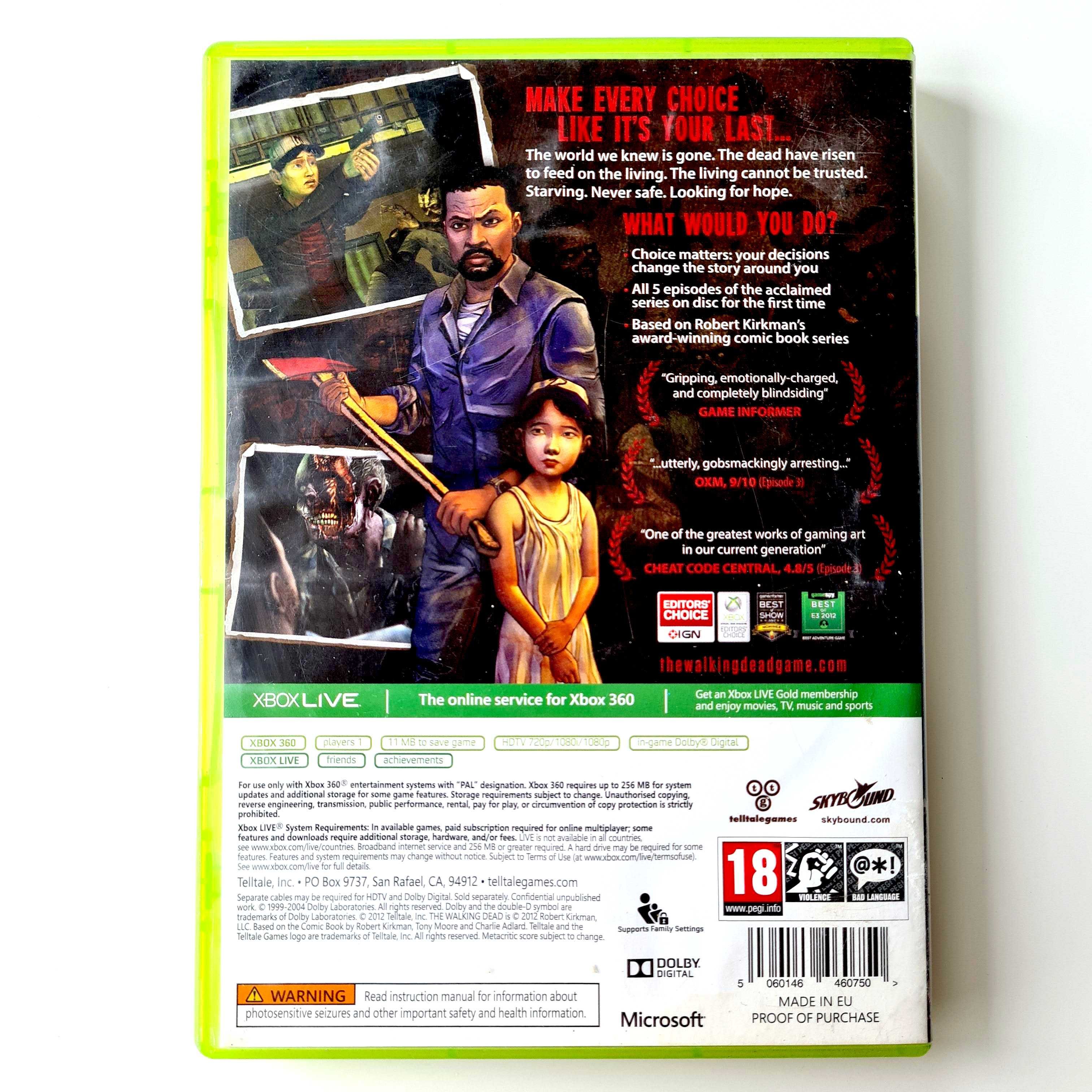 The Walking Dead Xbox 360