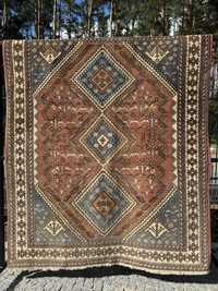 Vintage wełniany dywan perski r.tkany Iran Afshar 200x160 gal 8 tyś