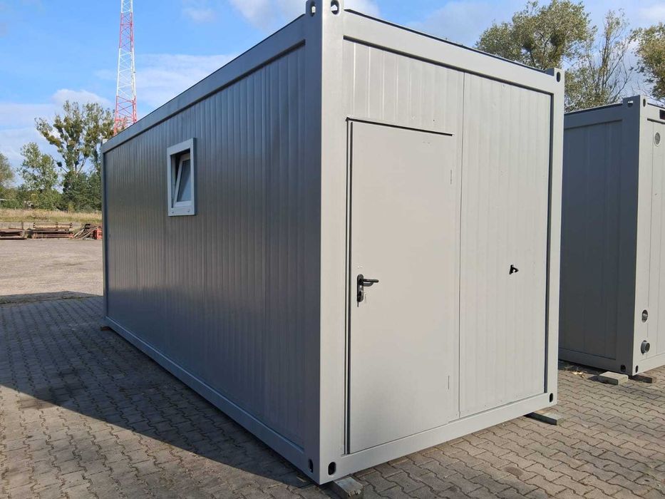 Kontener 20 socjalny sanitarny uniwersalny toaletowy prysznicowy