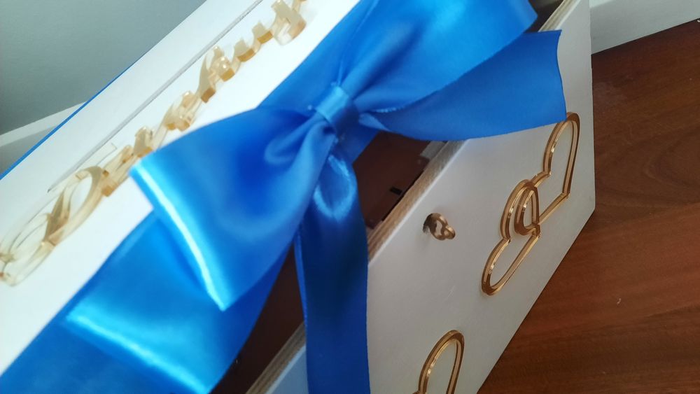 Pudełko na koperty dekoracje ślubne