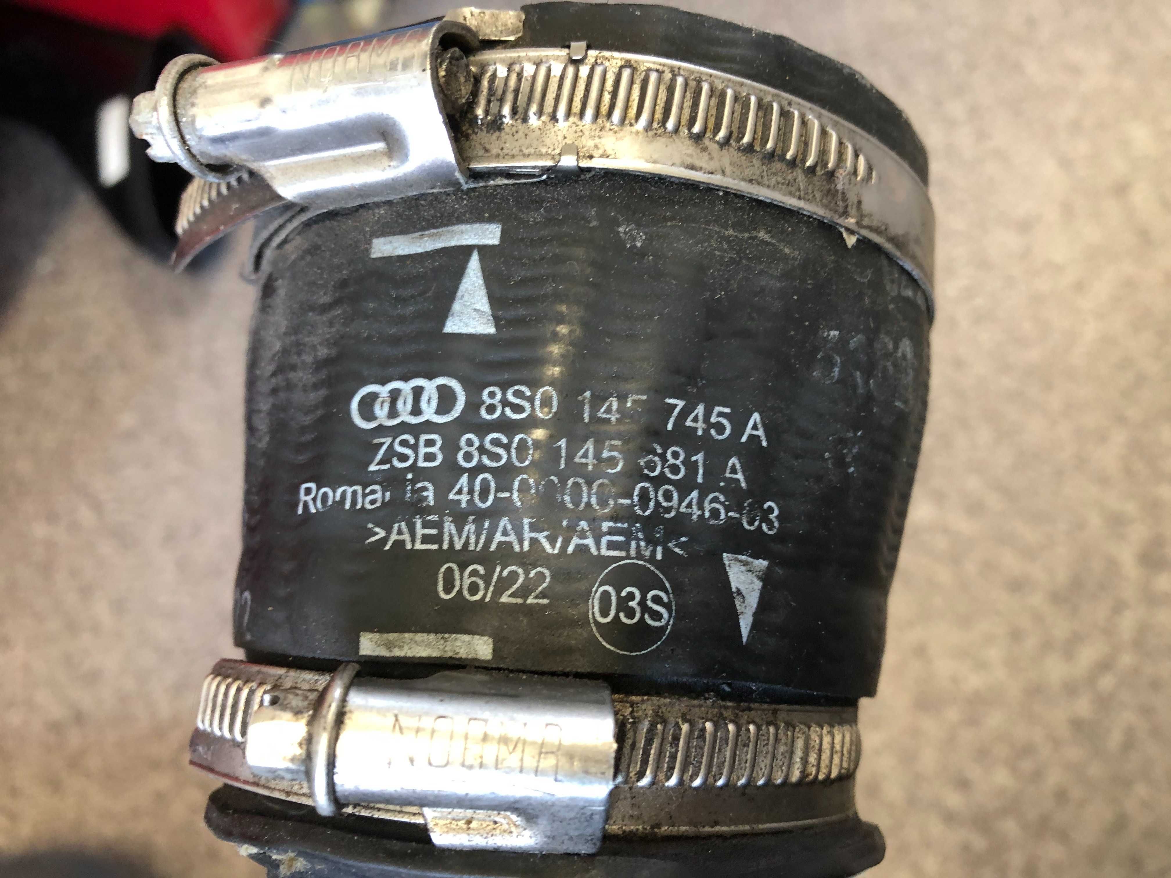 Rura Wąż przewód powietrza intercoolera Audi Q3 RSQ3 83A 2.5 Tfsi