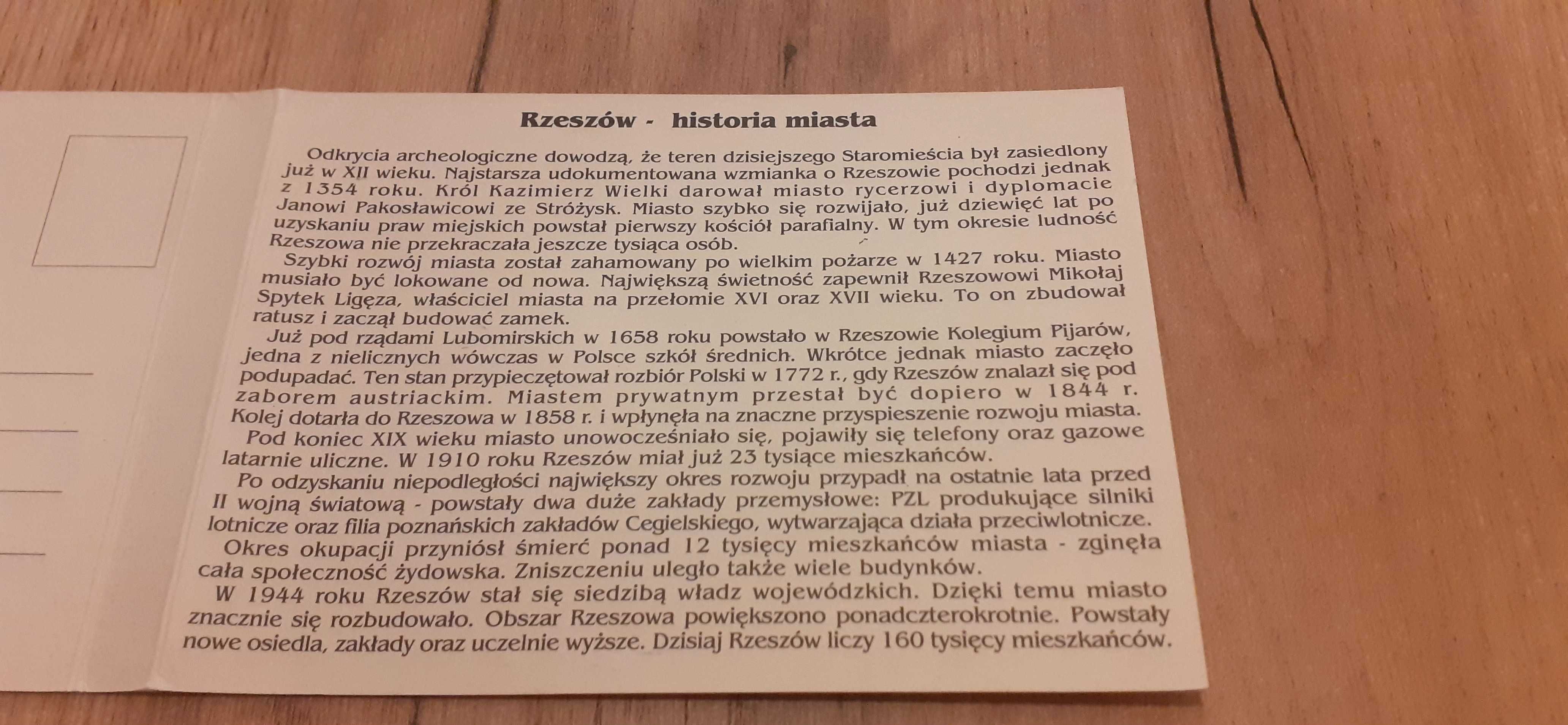 Wielka Kolekcja pocztówek dawnego Rzeszowa