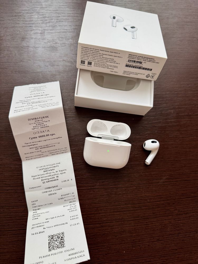 Продам Наушники  AirPods 3. Оригинал!