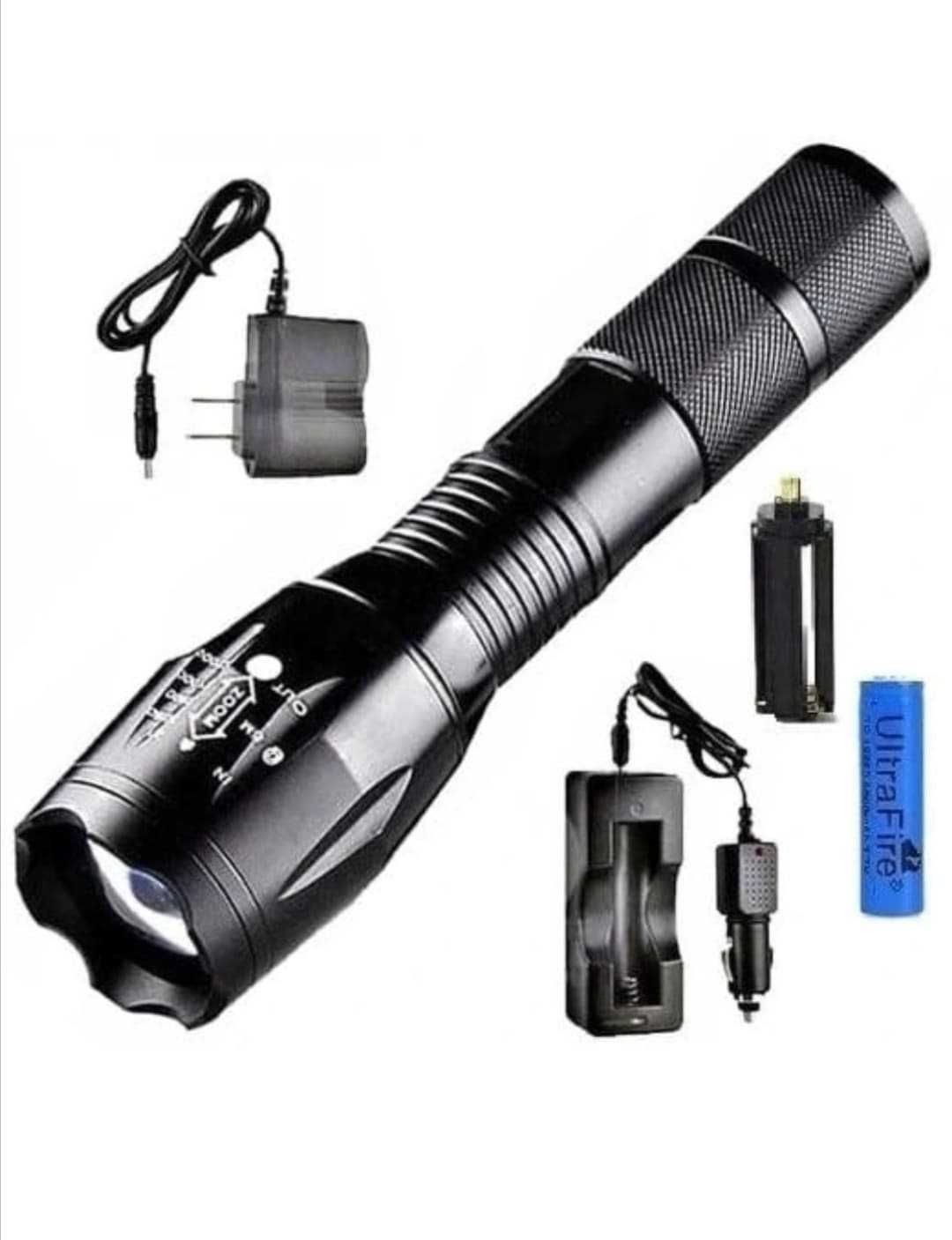Latarka Taktyczna Wojskowa LED Cree XML-T6 ZOOM