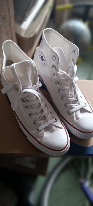 Конверс allstars білі 41.5 нові високі