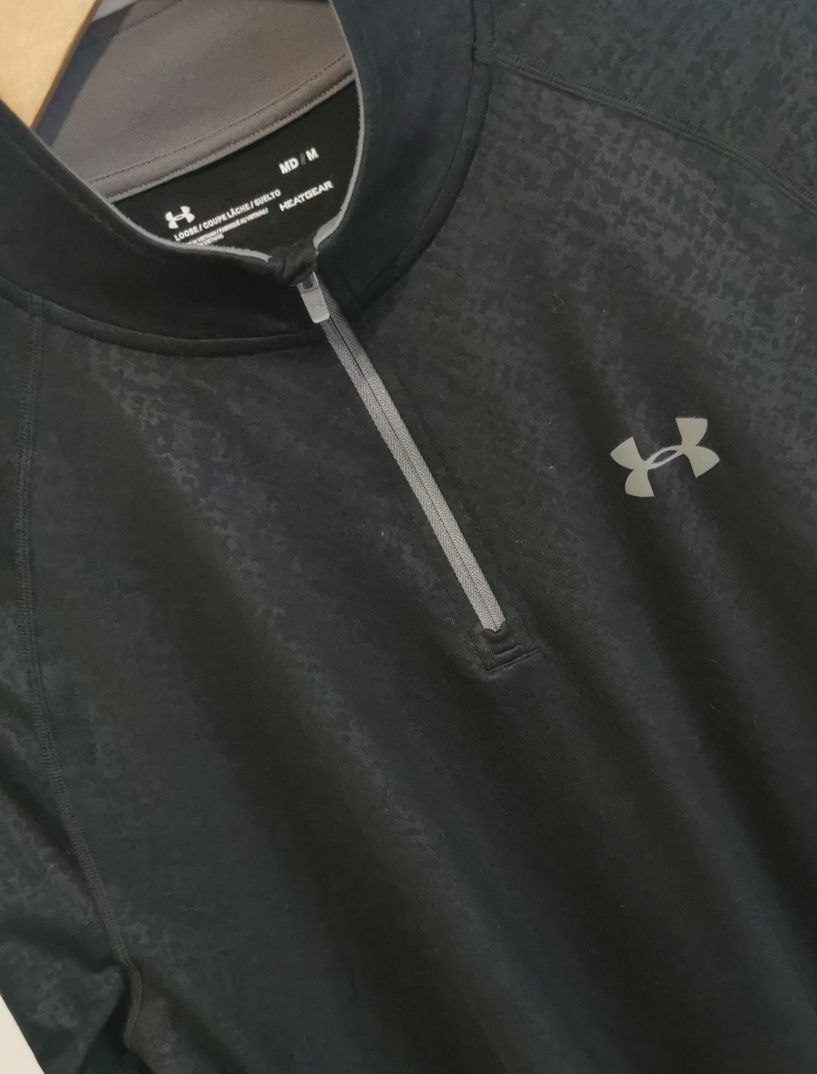 Under Armour bluzka długi rękaw sporotwa logowana M