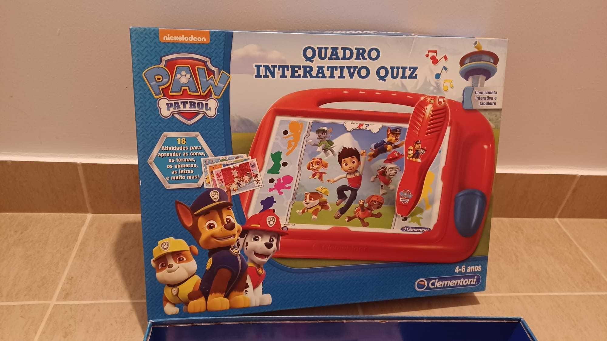 Caneta Interativa Quizzy Patrulha Pata portes incluídos