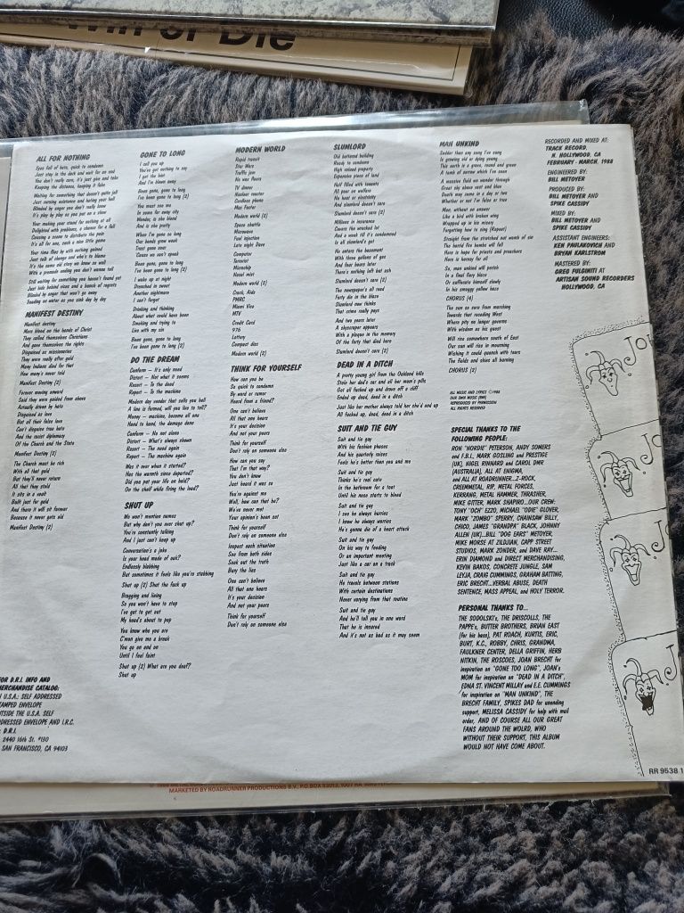 D.R.I. - 4 Of A Kind LP