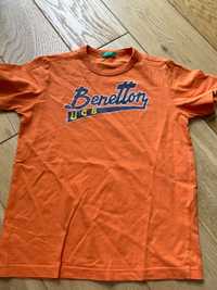 Koszula z krótkim rękawem, firmy Benetton, dla chłopca na 130 cm