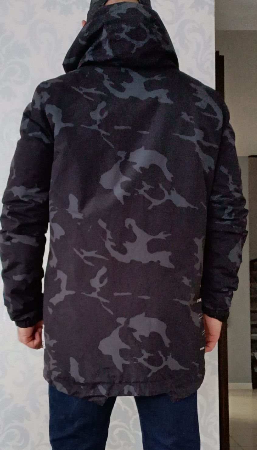 Kurtka męska House zimowa parka moro camo taktyczna