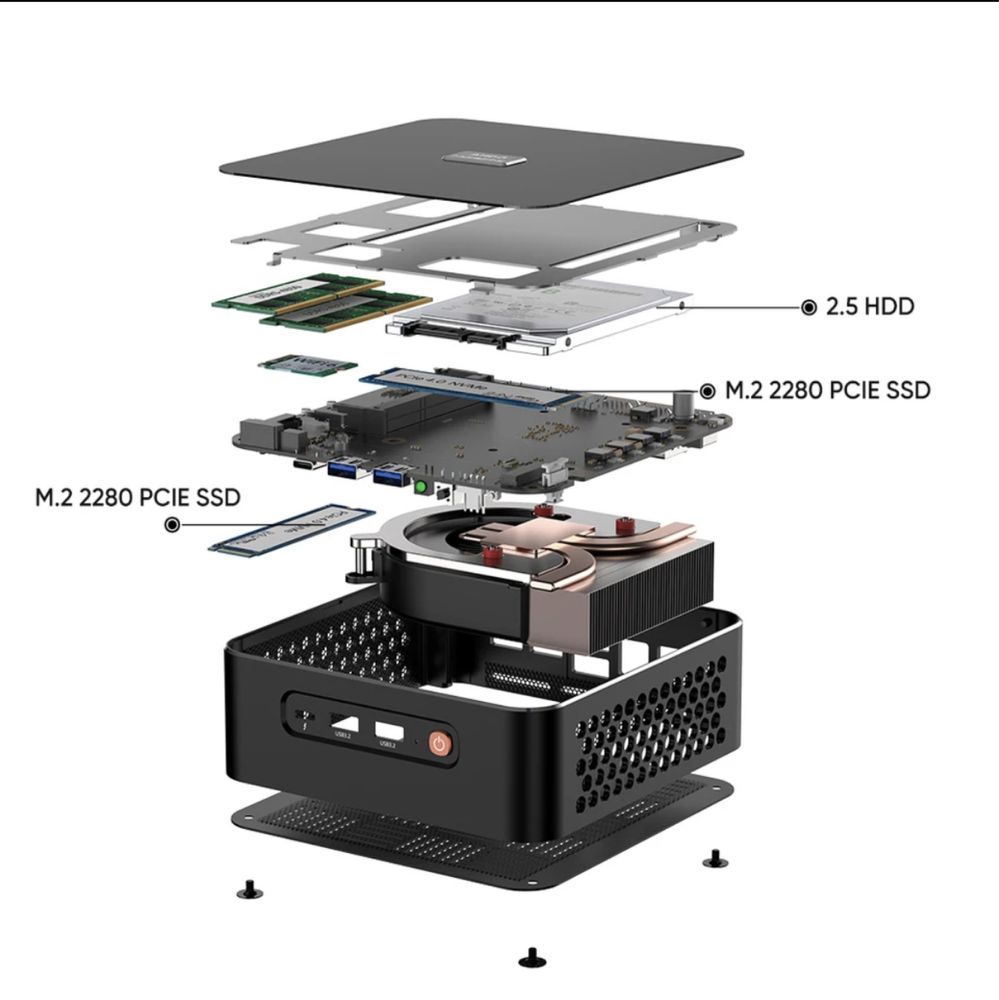 Mini PC Ryzen 6900HX 16GB DDR5 , 1TB SSD