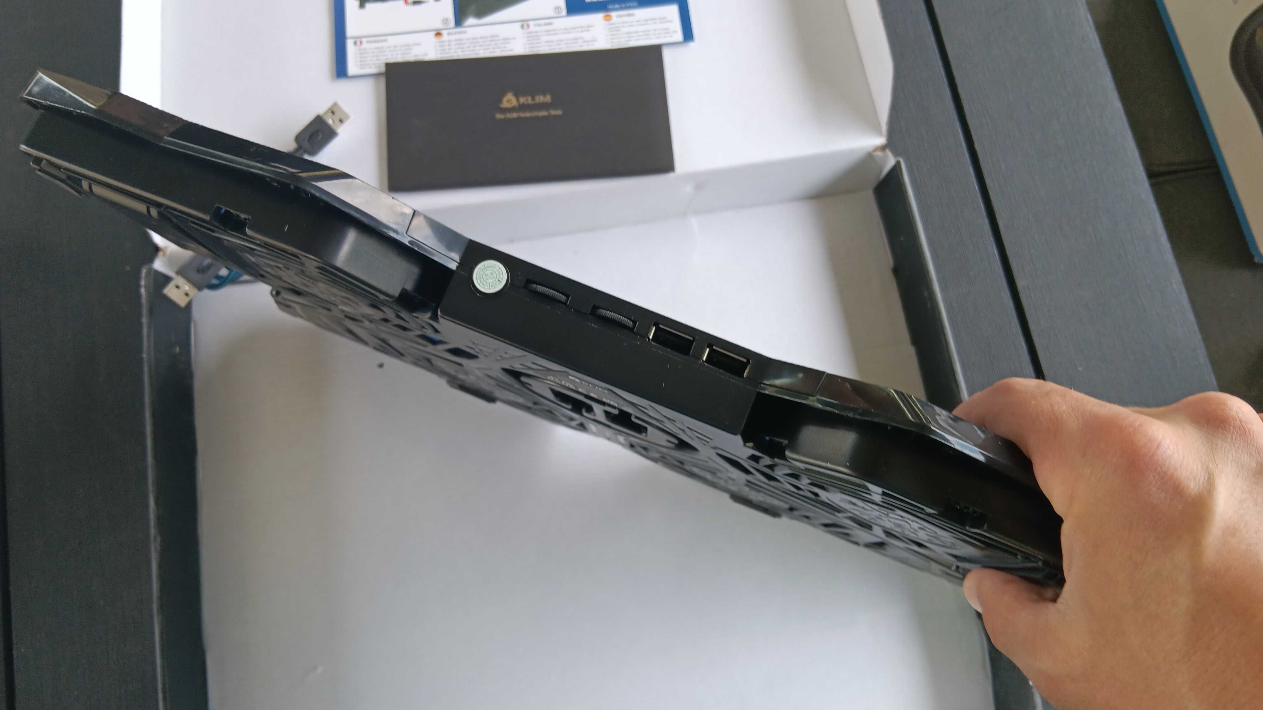 Podkładka chłodząca do laptopa KLIM , 4 wentylatory, nowa!