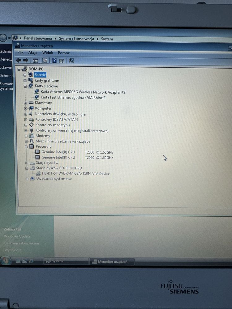 Fujitsu Siemens Amilo PRO V3515 laptop