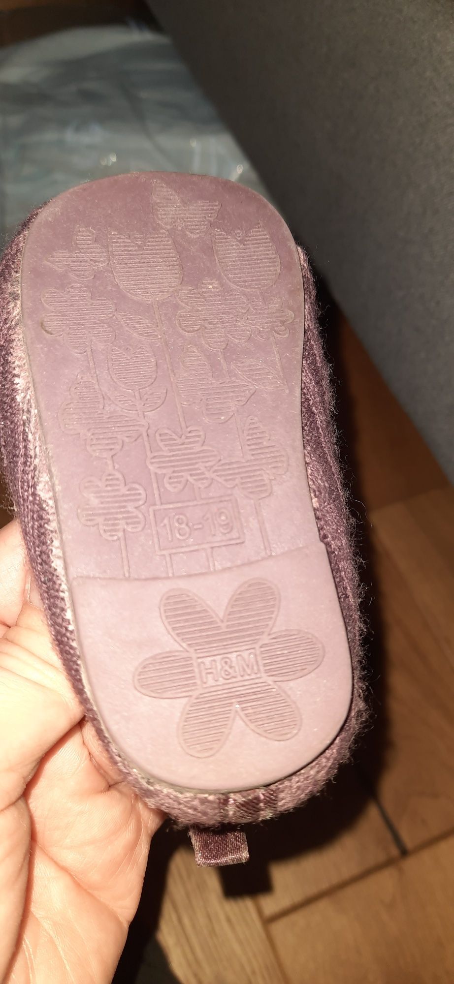 Tunika H&M 86 w kolorowe paski i buciki