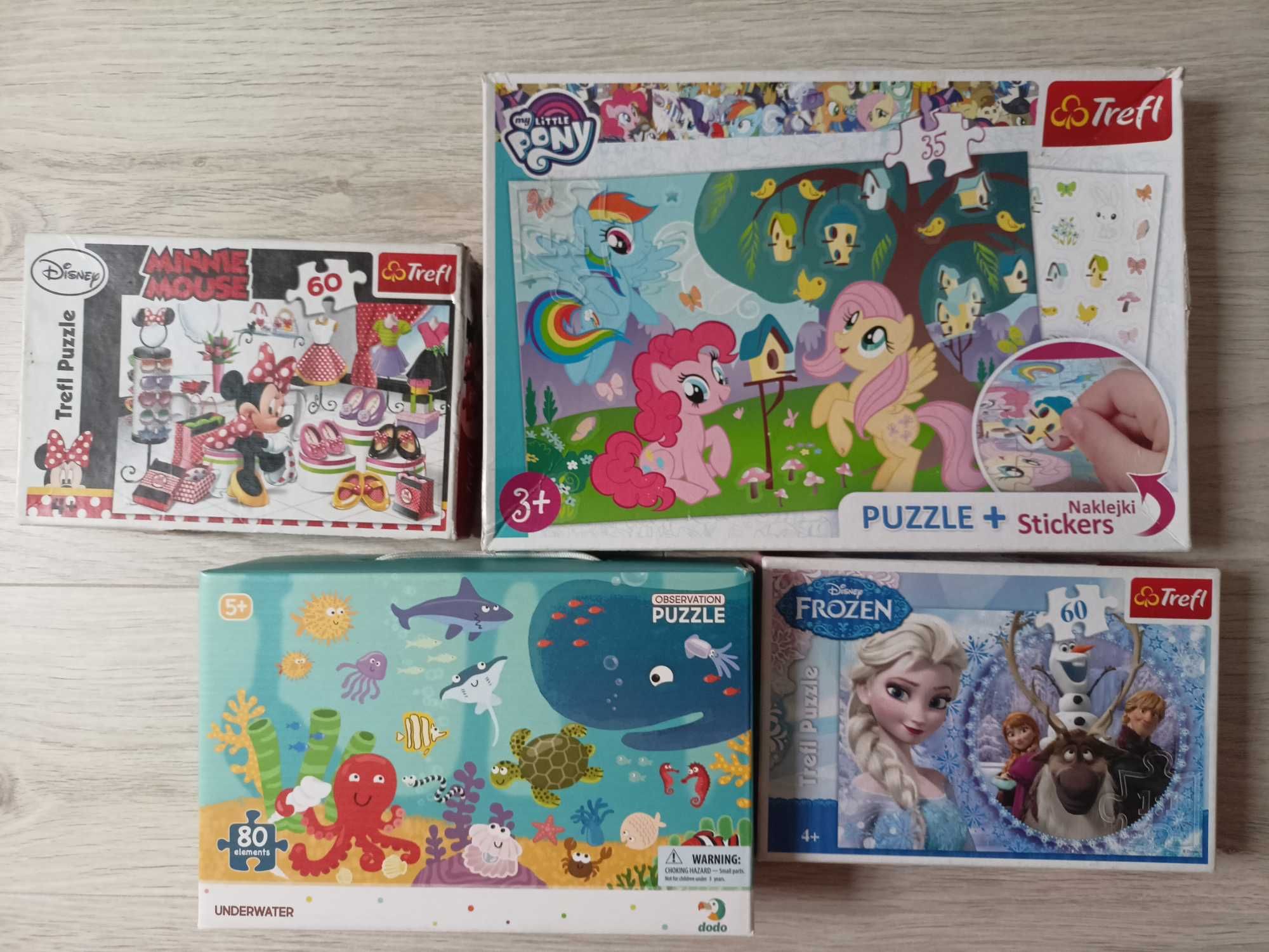 Puzzle dziewczynka 4+