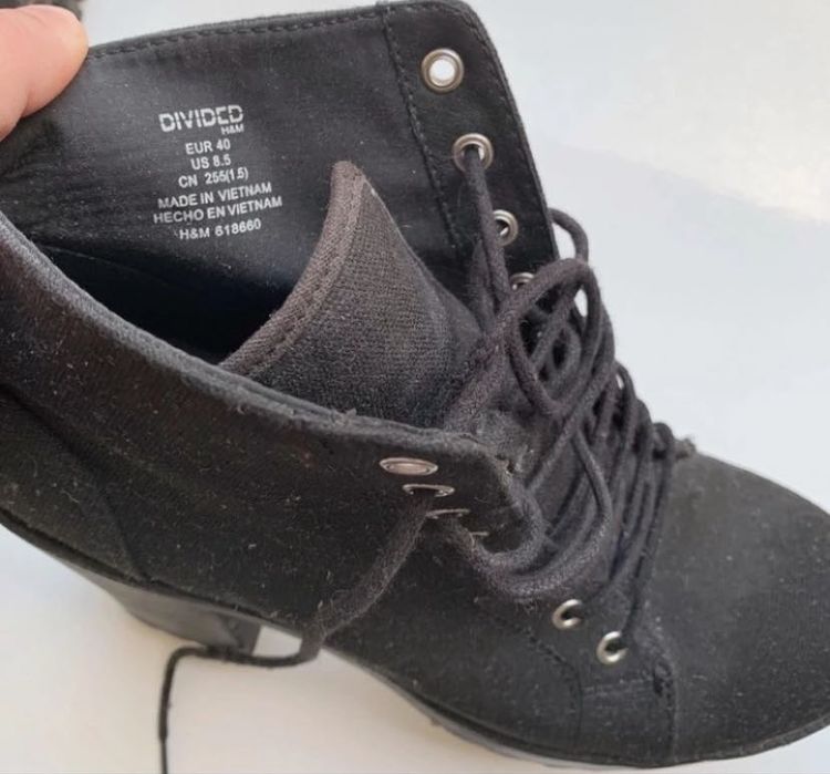 Botki na obcasie H&M r.40