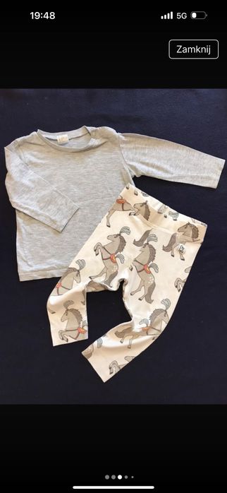 Bluzy dresowe kangurka polarowa spodnie joggery dresy bluzki zestaw 74