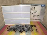Light box tablica led z literami na baterie Jysk