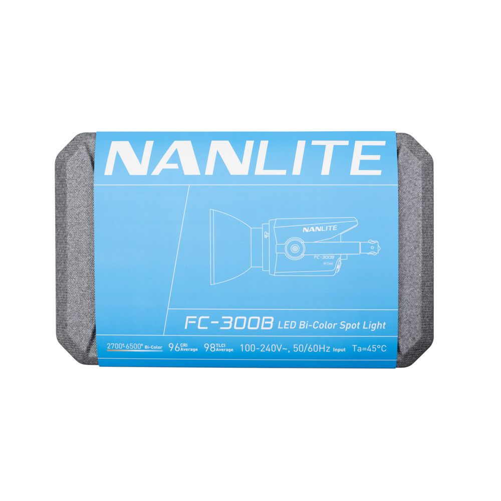 Nanlite FC-300B Bi-Color LED Spotlight cob 300w light