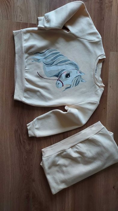 H&M bluzy dla bliźniaczek 122-128
