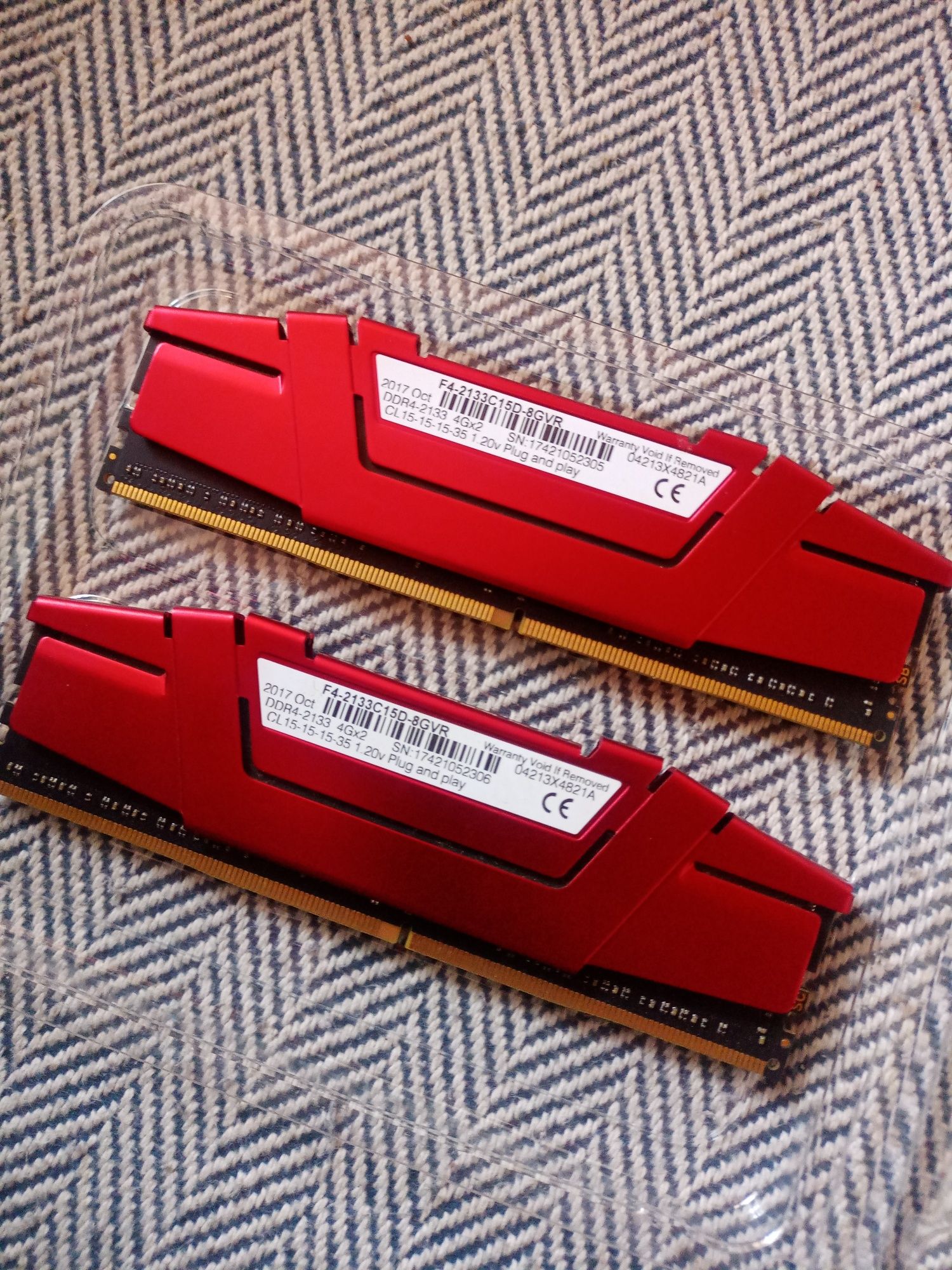 Memória RAM G.Skill 2x4gb 8GB DDR4