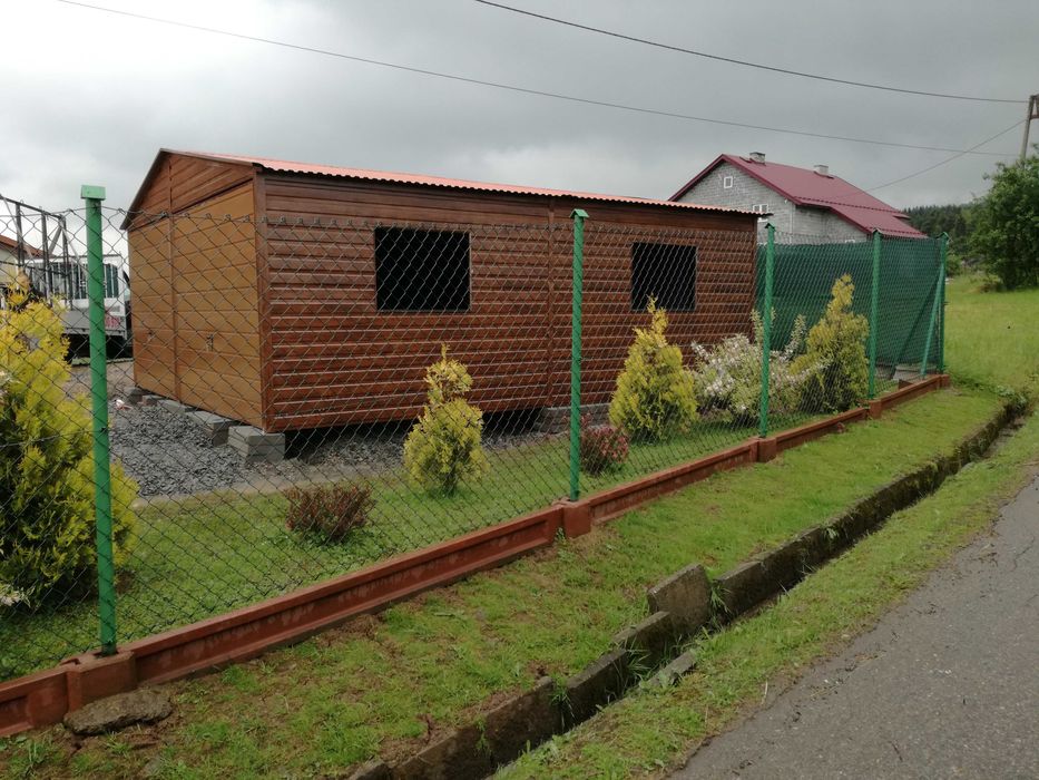 Ładny Garaż Blaszany Dwuspadowy - TANIE - Garaże Blaszane - Maj-Blach