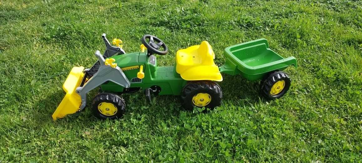 Traktor na pedały z przyczepą JOHN DEERE Rolly Kid 2-5Lat