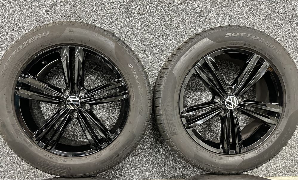 Oryginalne koła zimowe alufelgi 18 VW Tiguan II 5NA