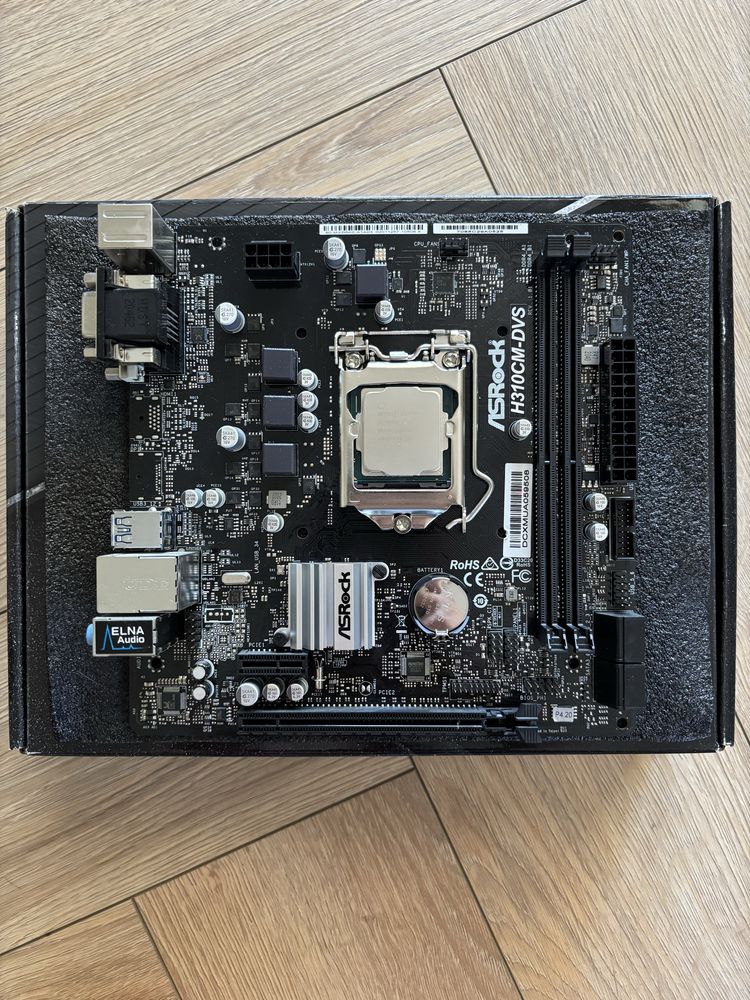 Płyta główna ASRock H310CM-DVS + Procesor Intel Core i3 9100f LGA 1151