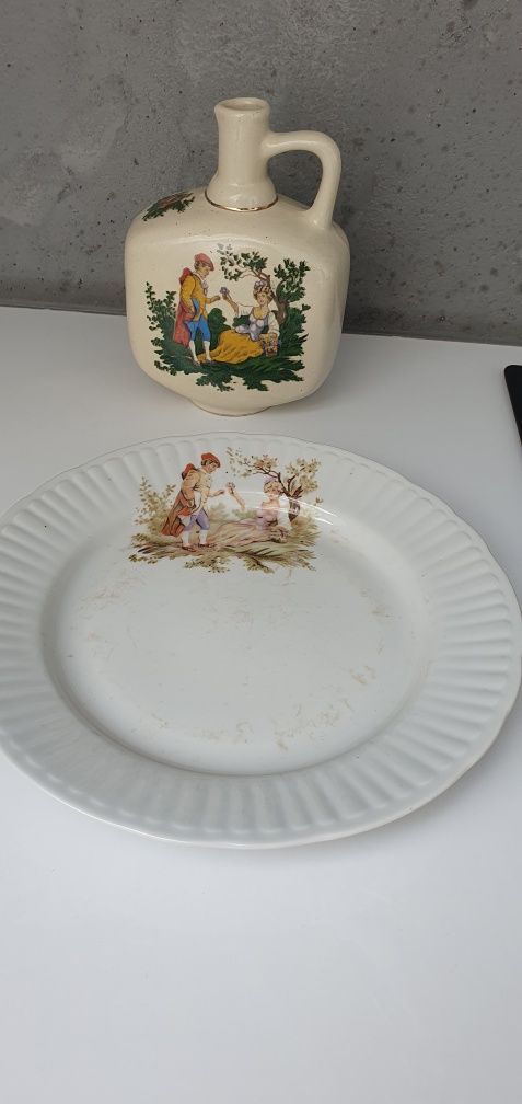 Porcelana Wloclawek talerz Milosc Wiedenska