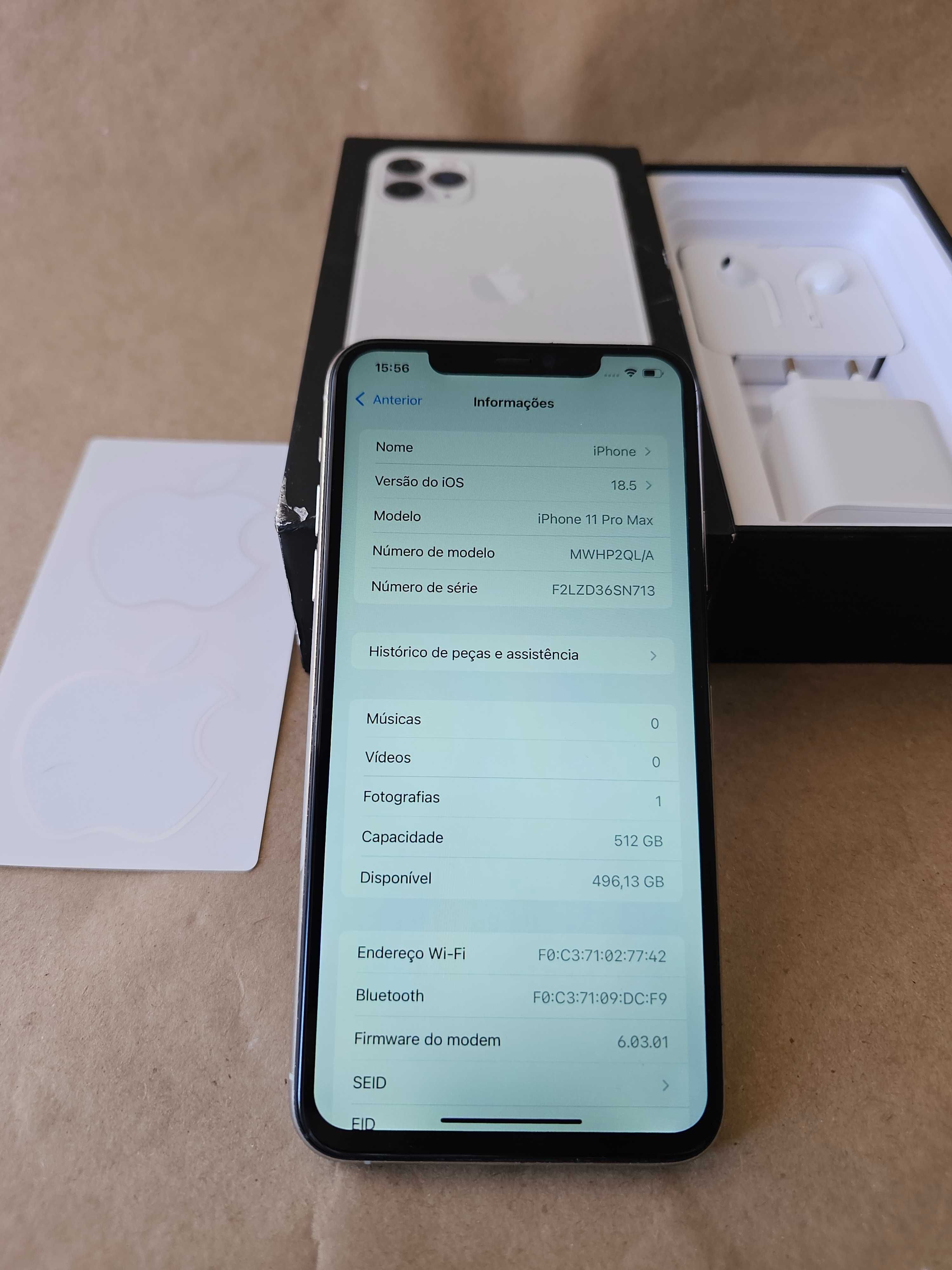 Iphone 11Pro Max 512GB. Bateria 75%. Ótimo estado.