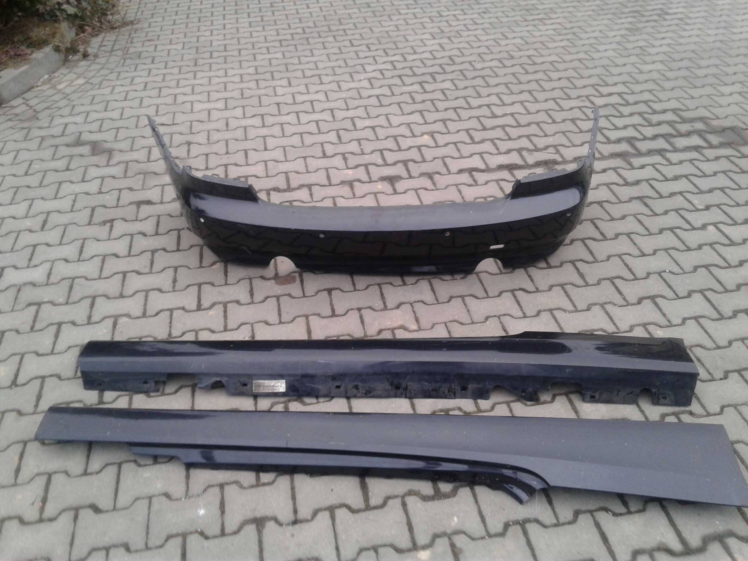 BMW E92 E93 Coupe M3 Zderzak Tył na 2 Rury Próg Progi Prawy Lewy