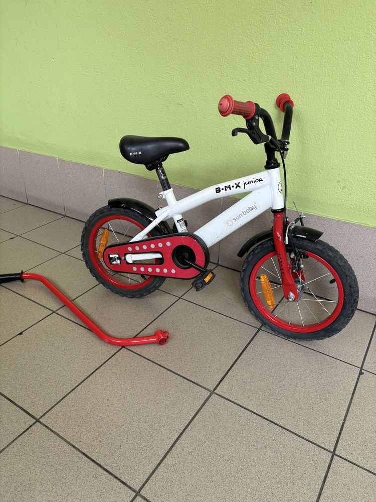 Rowerek BMX 14” dla 3-4 latka z bocznymi kółkami