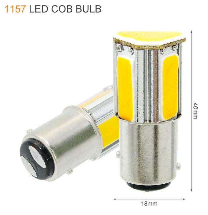 LED светодиод лампа для авто стопа 1157(BAY15D)