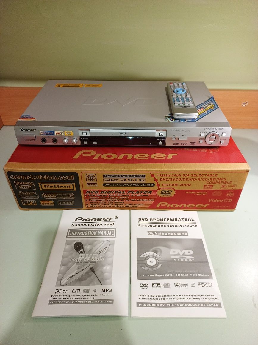 Продам б/в Pioneer Dvd player DV-5600k