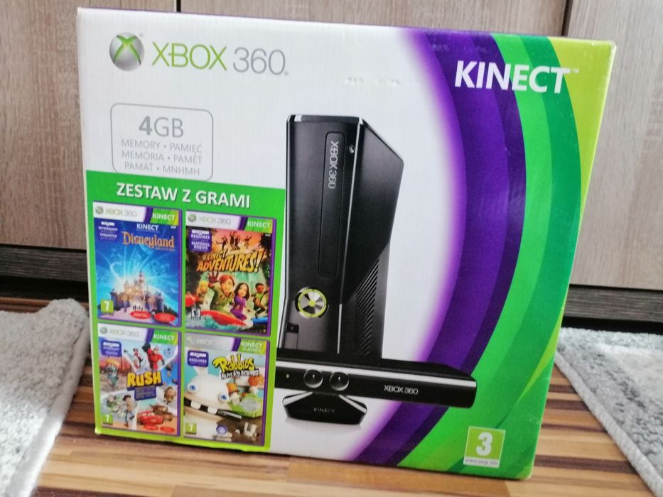 Xbox 360 Slim + Kinect
