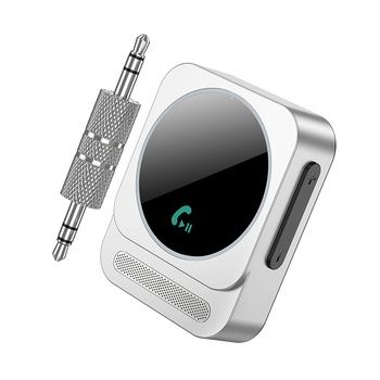 Borofone Odbiornik dźwięku Bluetooth AUX BC52 True Way srebrny