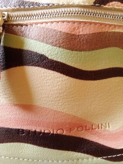 Кожаная сумка STUDIO POLLINI