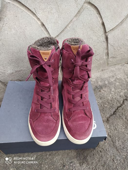 Ecco 35 сапоги на дівчинку зимові чоботи черевики ботинки взуття ессо