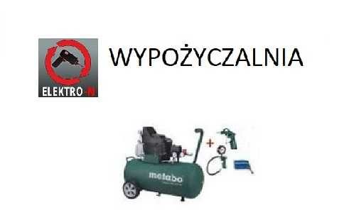 Kompresor tłokowy olejowy Metabo 50L wypożyczalnia wynajem