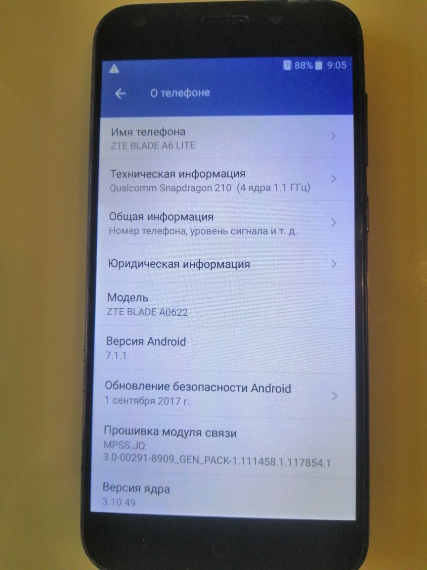 ZTE Blade A6 Lite