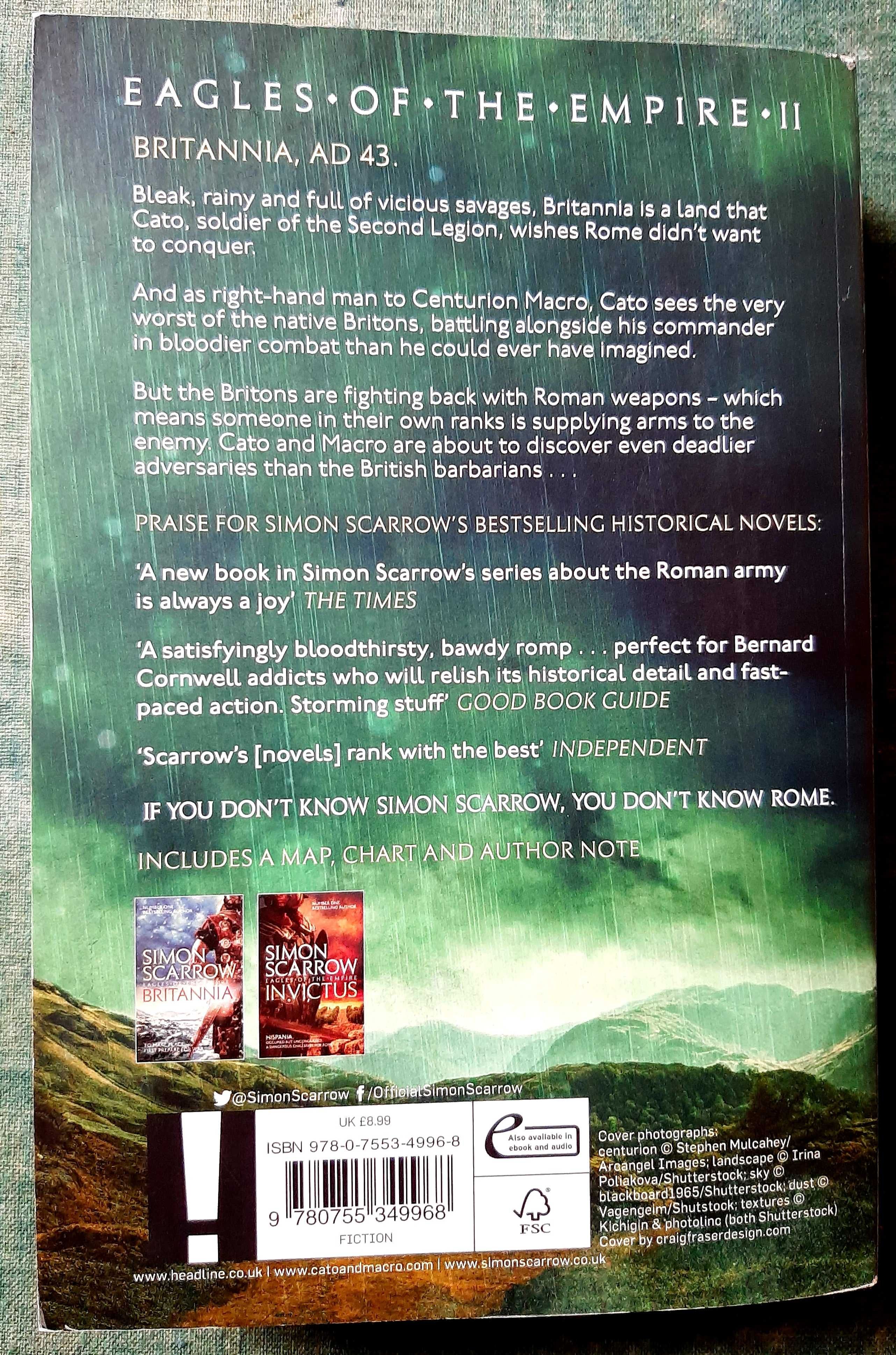 Eagles of the Empire, Simon Scarrow. Volumes I a V.