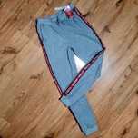 Guess logo tape Jogger spodnie dresowe dresy XS z lampasem nowe szare
