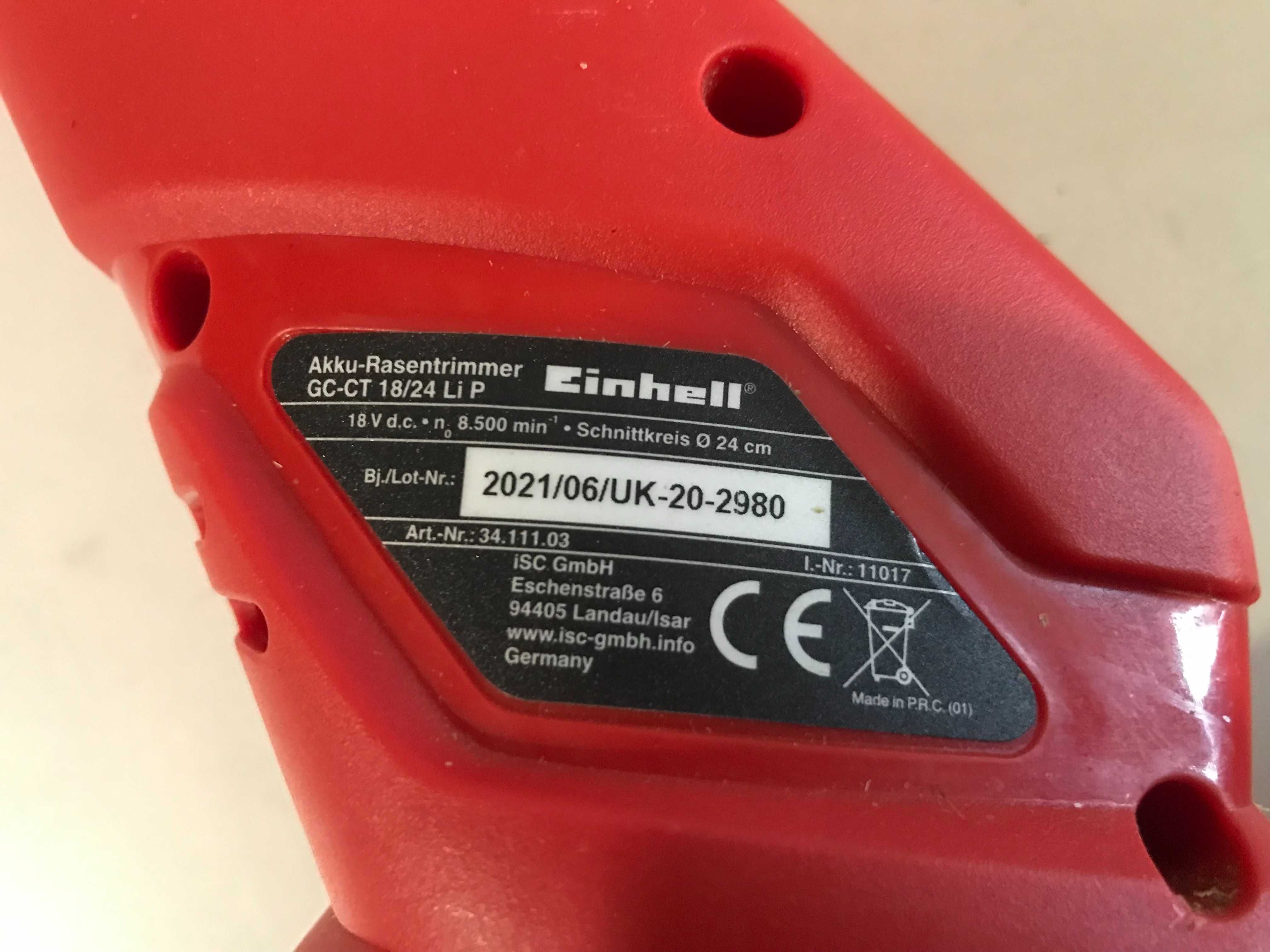 Тример Einhell GC-CT 18/24 Li P з Англії