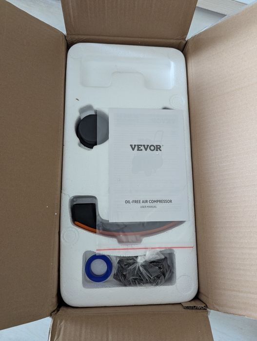 Kompresor bezolejowy Vevor 8L 70db