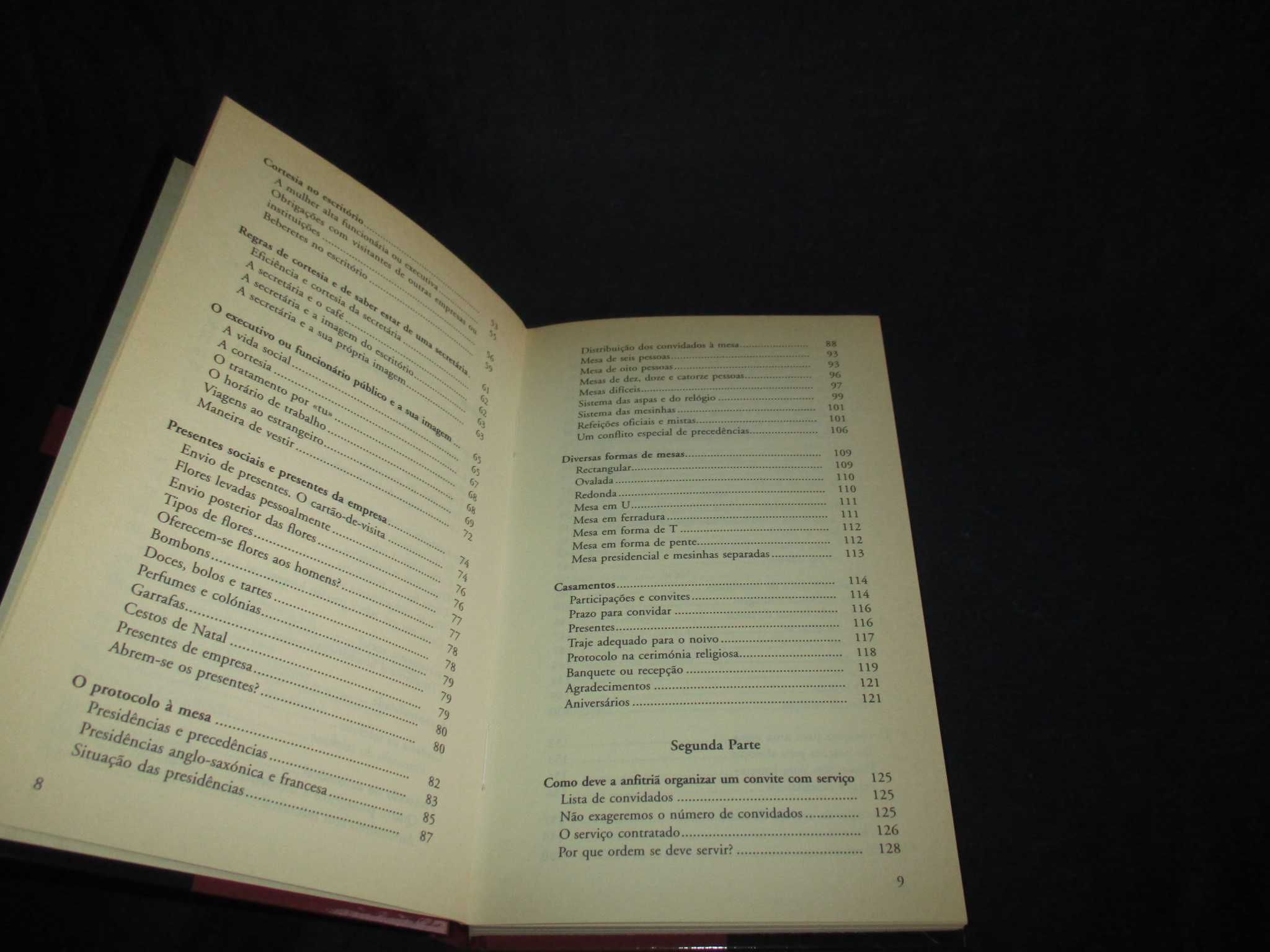 Livro O Livro do Protocolo Maria Rosa Marchesi 1ª edição 1994