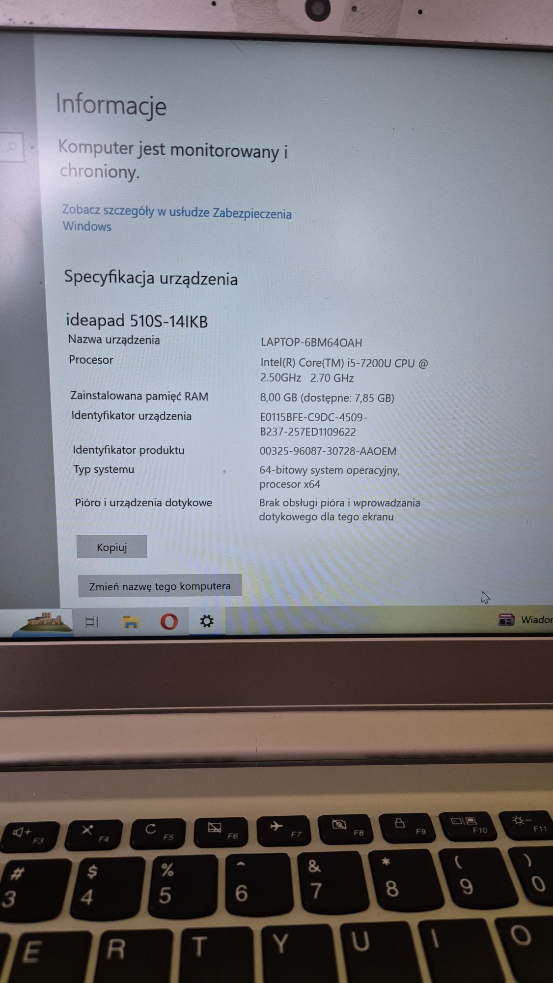 Lenovo ideapad 510s ssd Intel i5