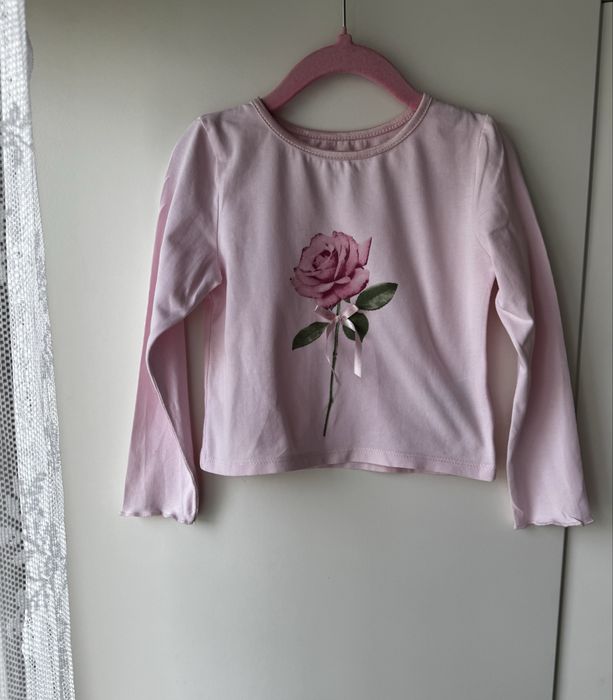 Koszulka dziewczęca z długim rękawem 98 h&M